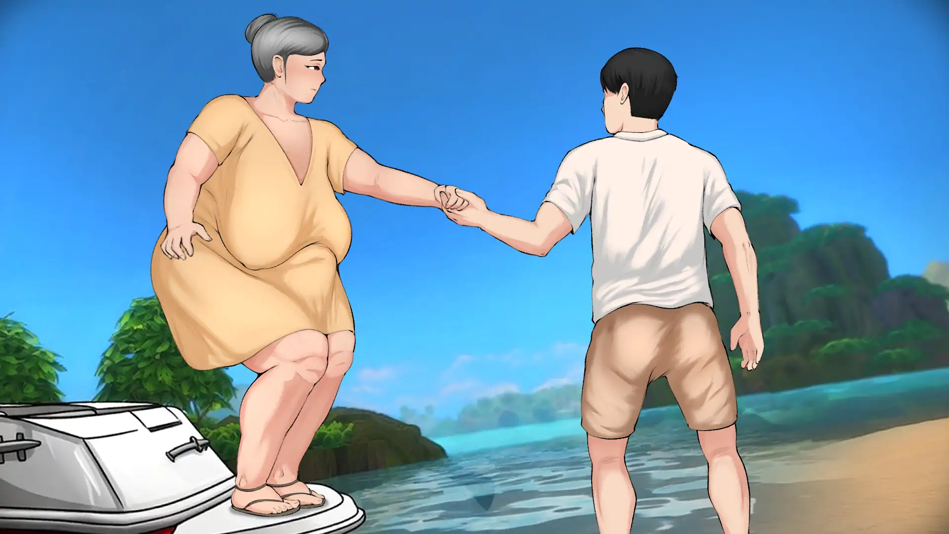 【日系SLG/AI汉化/熟女】度假村v0.1.0  AI汉化版【PC+安卓/0.99G/首发】The Resort [v0.1.0]