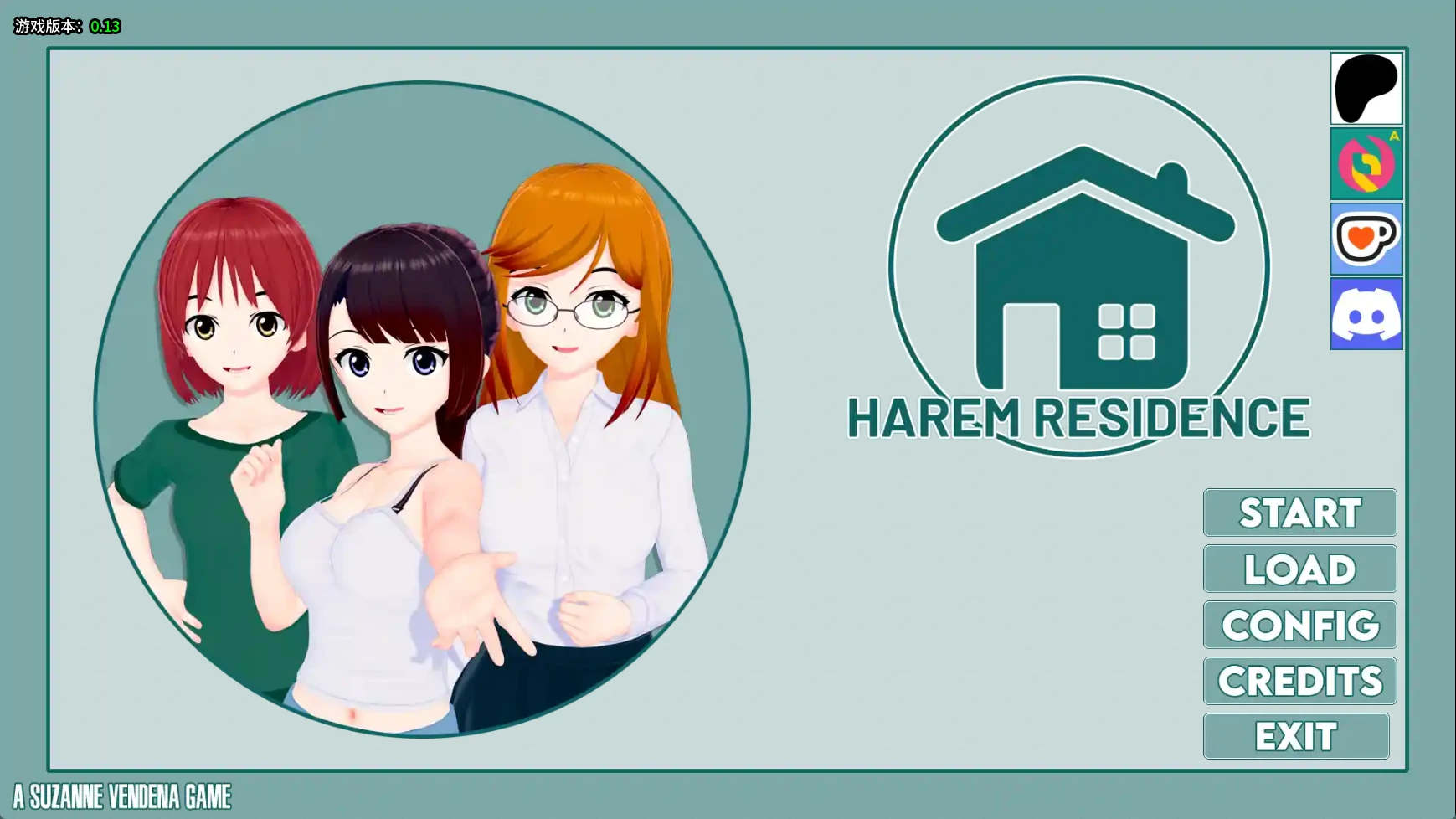 【日系SLG/AI汉化/沙盒】 后宫居所v0.13 AI汉化版【PC+安卓/9.99G/更新】Harem Residence [v0.13]