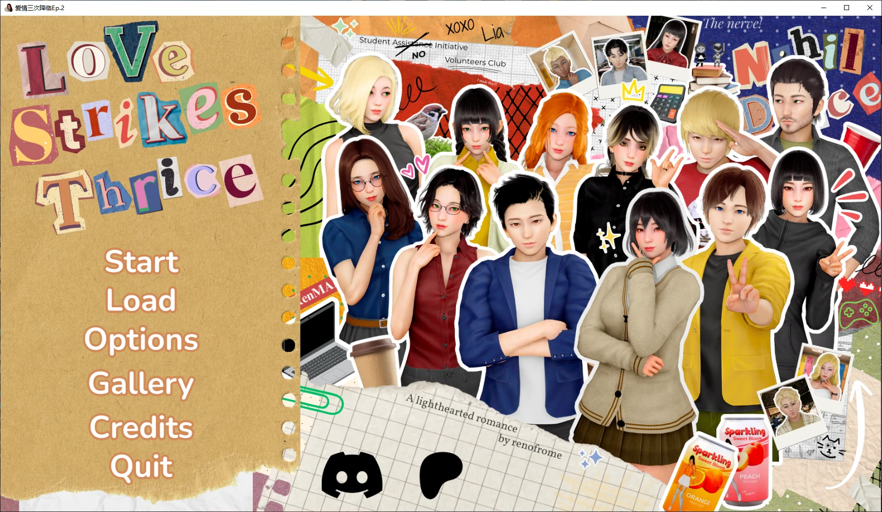 【亚洲SLG/AI汉化/3D】爱情三次降临Ep.2 AI汉化版【PC+安卓/2.6G/更新】Love Strikes Thrice [Ep.2]